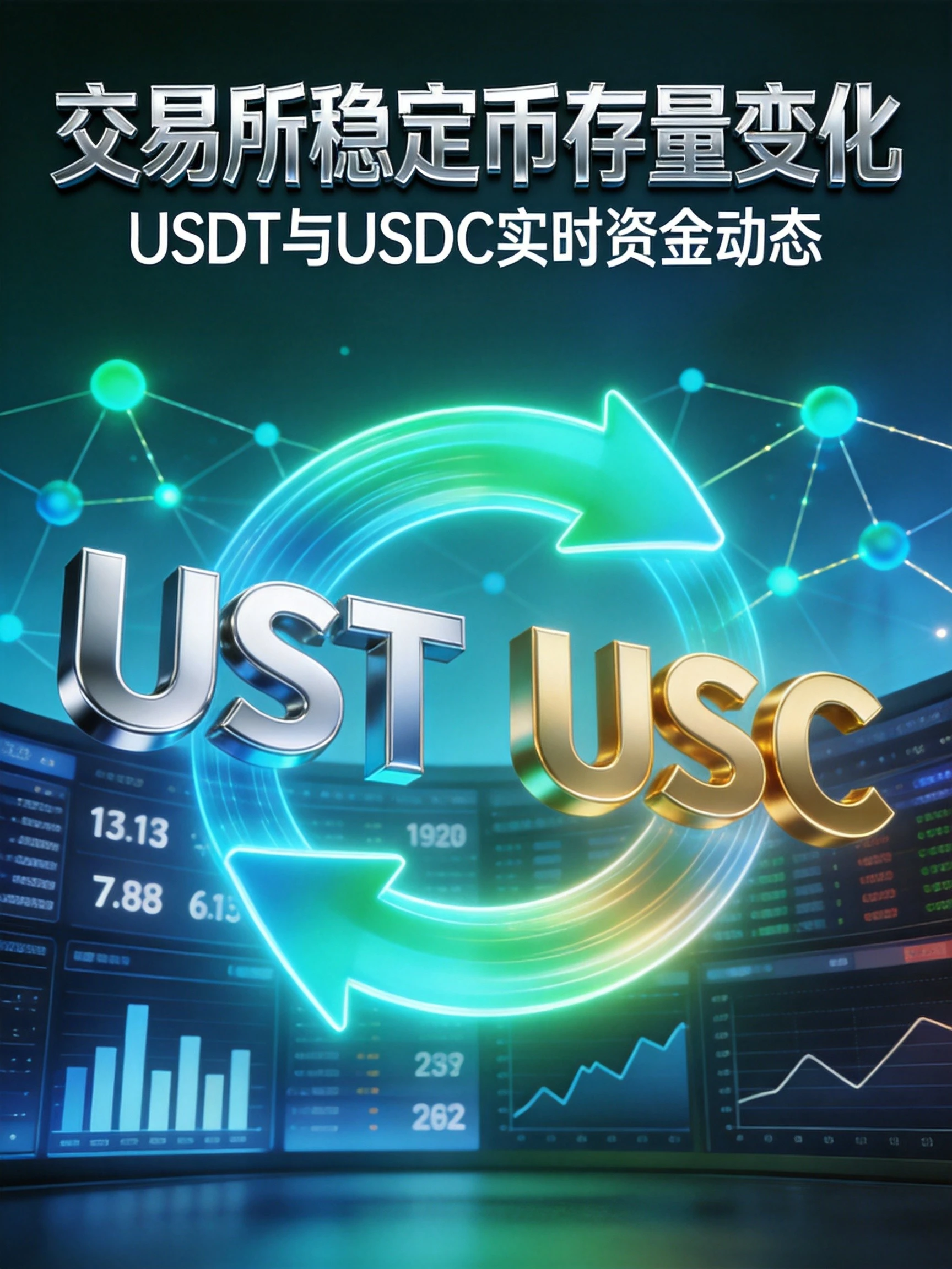 交易所稳定币存量变化